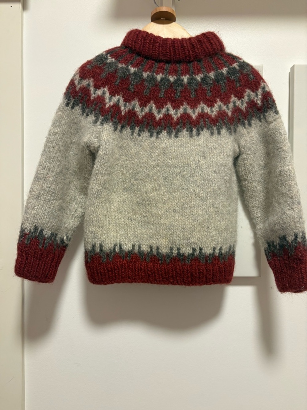 Vintage kids wool knit sweater
